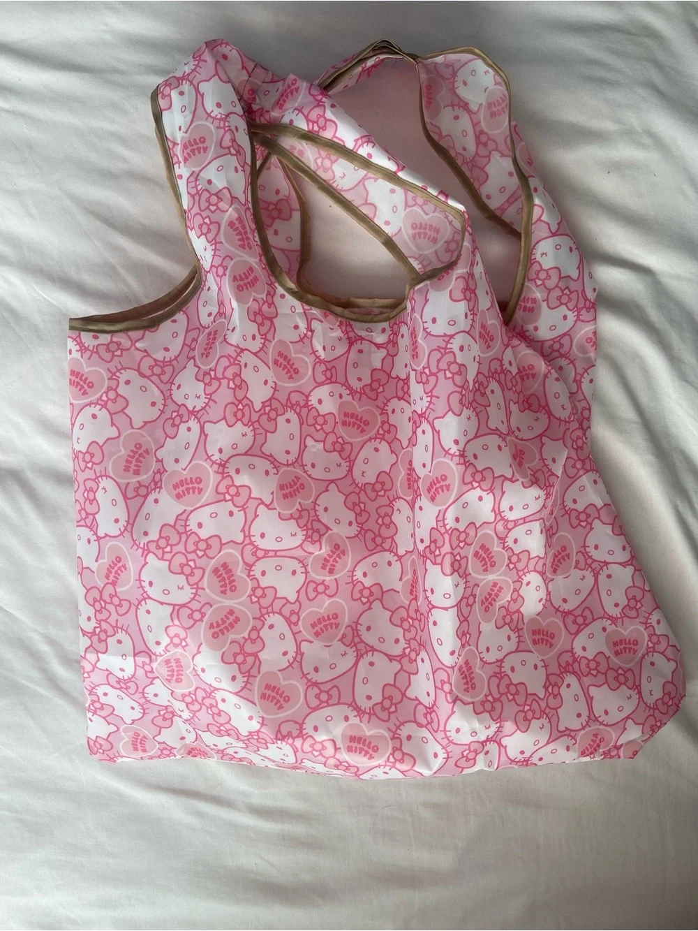pink hello kitty tote bag